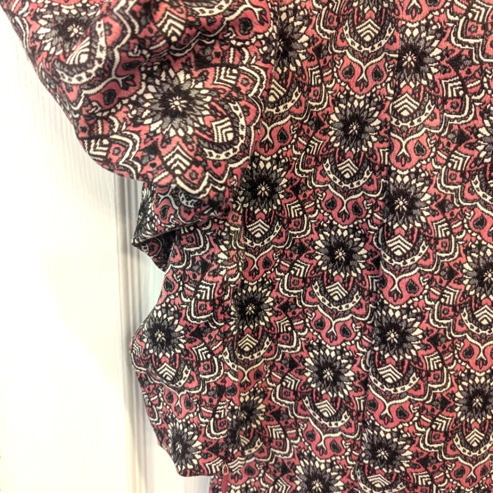 NWT RoseVelvet mini Dress Size M Puff Long Sleeve Bodycon purple witchy floral - Picture 9 of 16